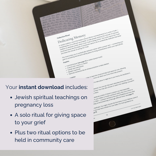 Honoring a Pregnancy Loss - Digital Download