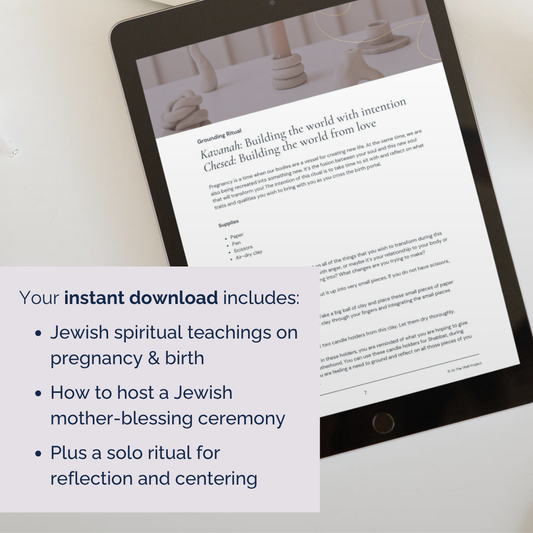 Blessing a Mother-to-Be - Digital Download