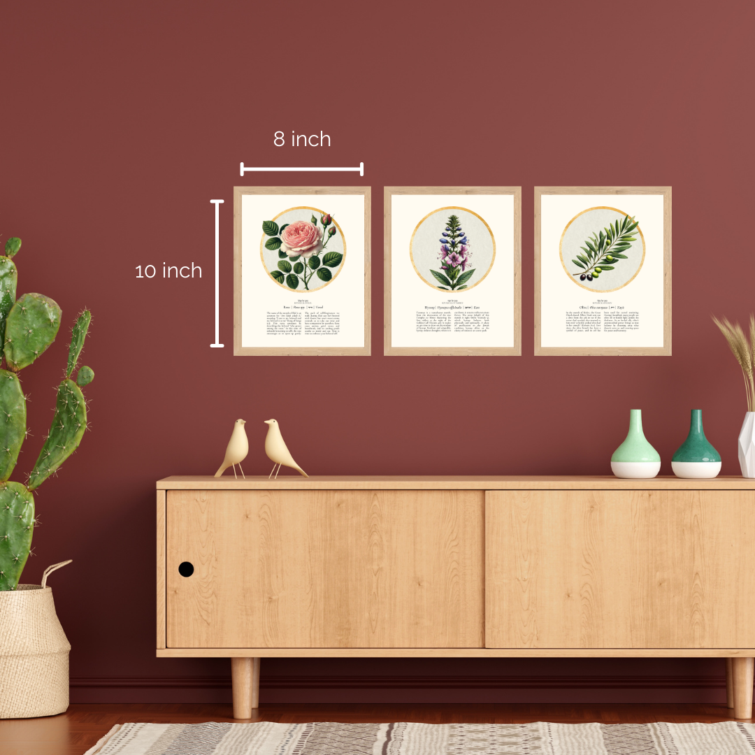 “Rose - Botanical of Elul” Art Print