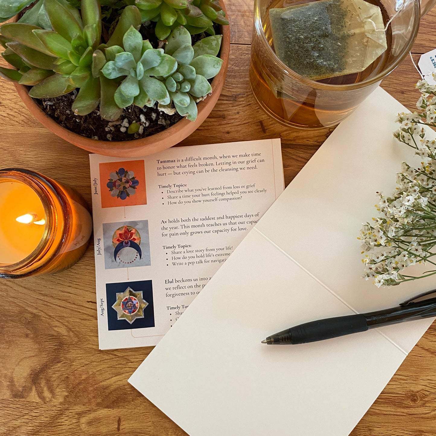 Wisdom Letters: A Writing Ritual Kit