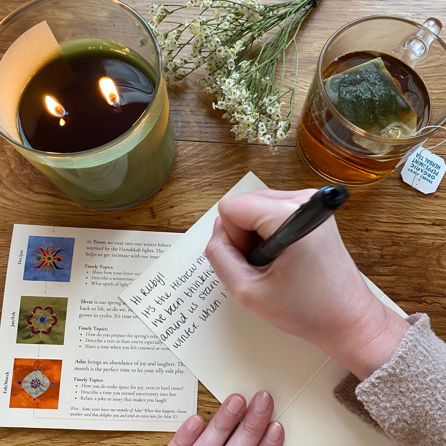Wisdom Letters: A Writing Ritual Kit