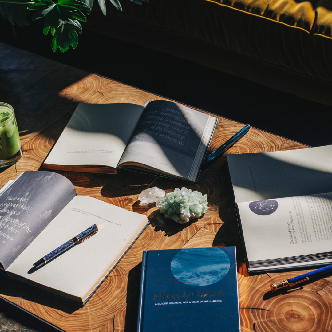 Moon by Moon: A Guided Journal for a Year of Well-Being