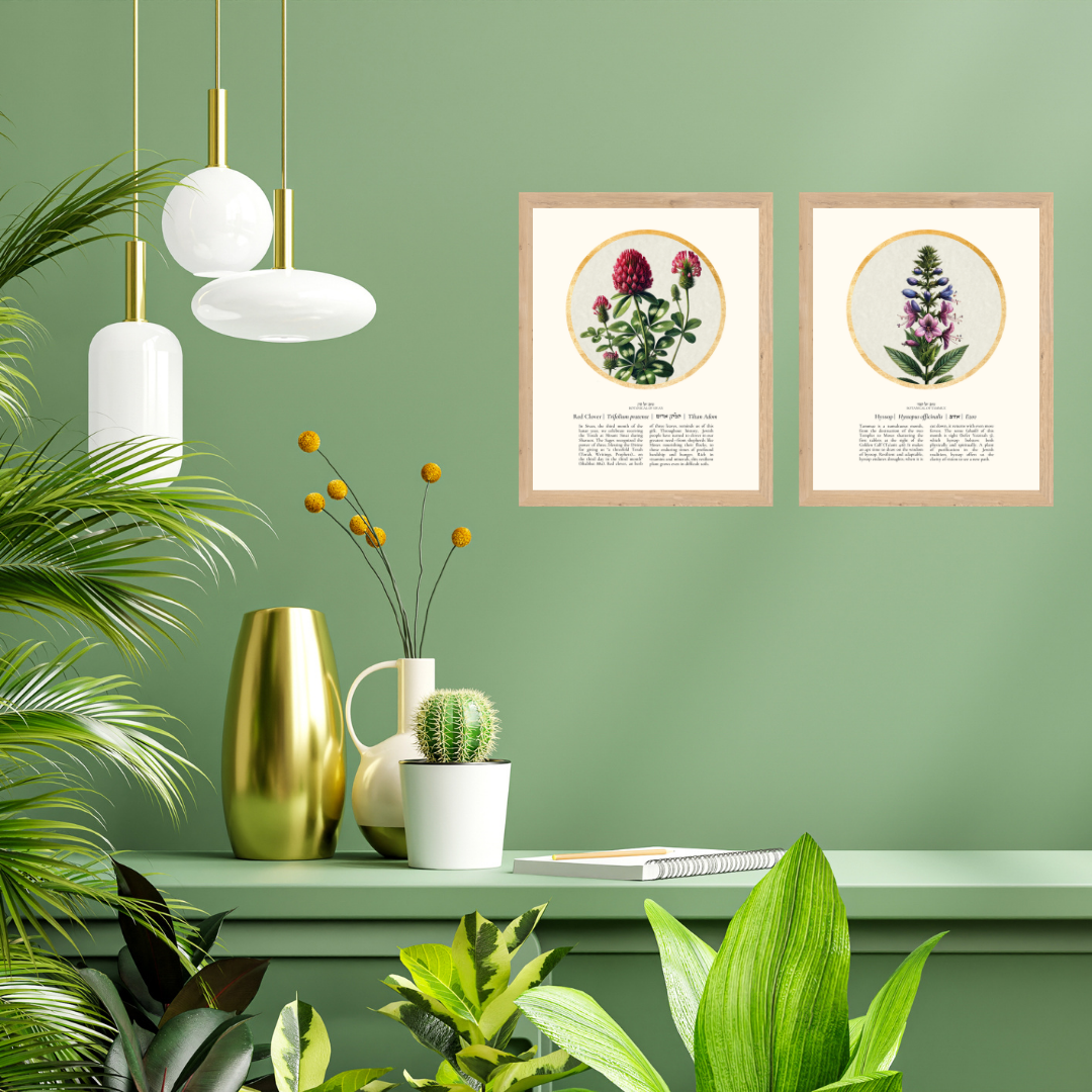 “Red Clover - Botanical of Sivan” Art Print
