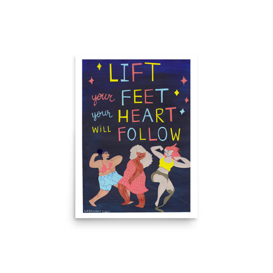 “Your Heart Will Follow” Art Print by Sarah Lashinsky